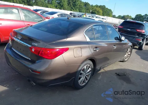 2015 Infiniti Q50 Premium из США, поврежденный, VIN JN1BV7AP0FM353969